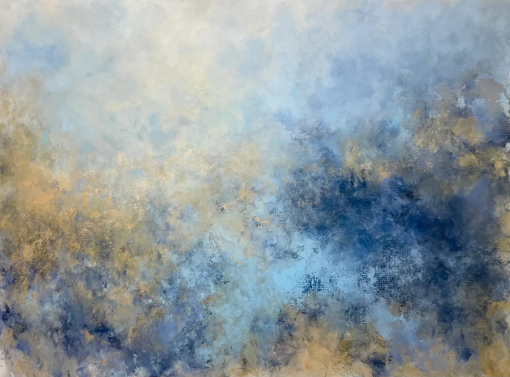Abstract composition representing research and synthesis.